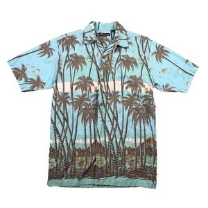 No Boundaries Men's S Hawaiian Tropical Camp Collar Cotton Shirt SEE DESCRIPTION